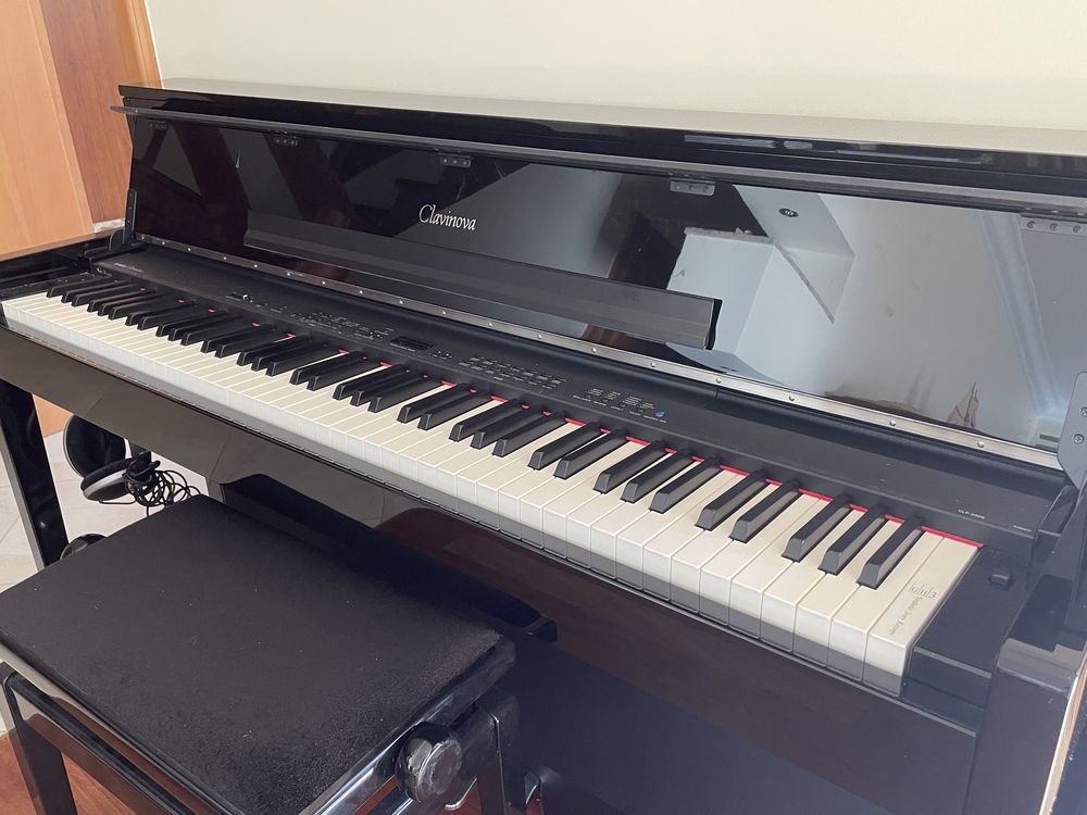 Yamaha clavinova CLP S306 + ława + sennheiser sluchawki