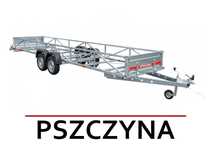 TEMARED PROFILE 6012 DŁUŻYCA 750kg 606x122 KRATOWNICA PRZYCZEPA NOWA!  HIT SPRZEDAŻY! 2-osiowa; Mocna konstrukcja