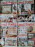 Revistas de lavores (Ponto cruz, malhas e decoração) c/moldes