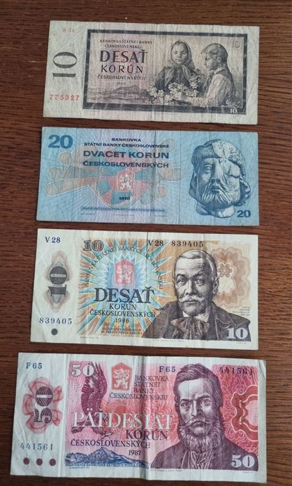 Banknoty Czechosłowacja