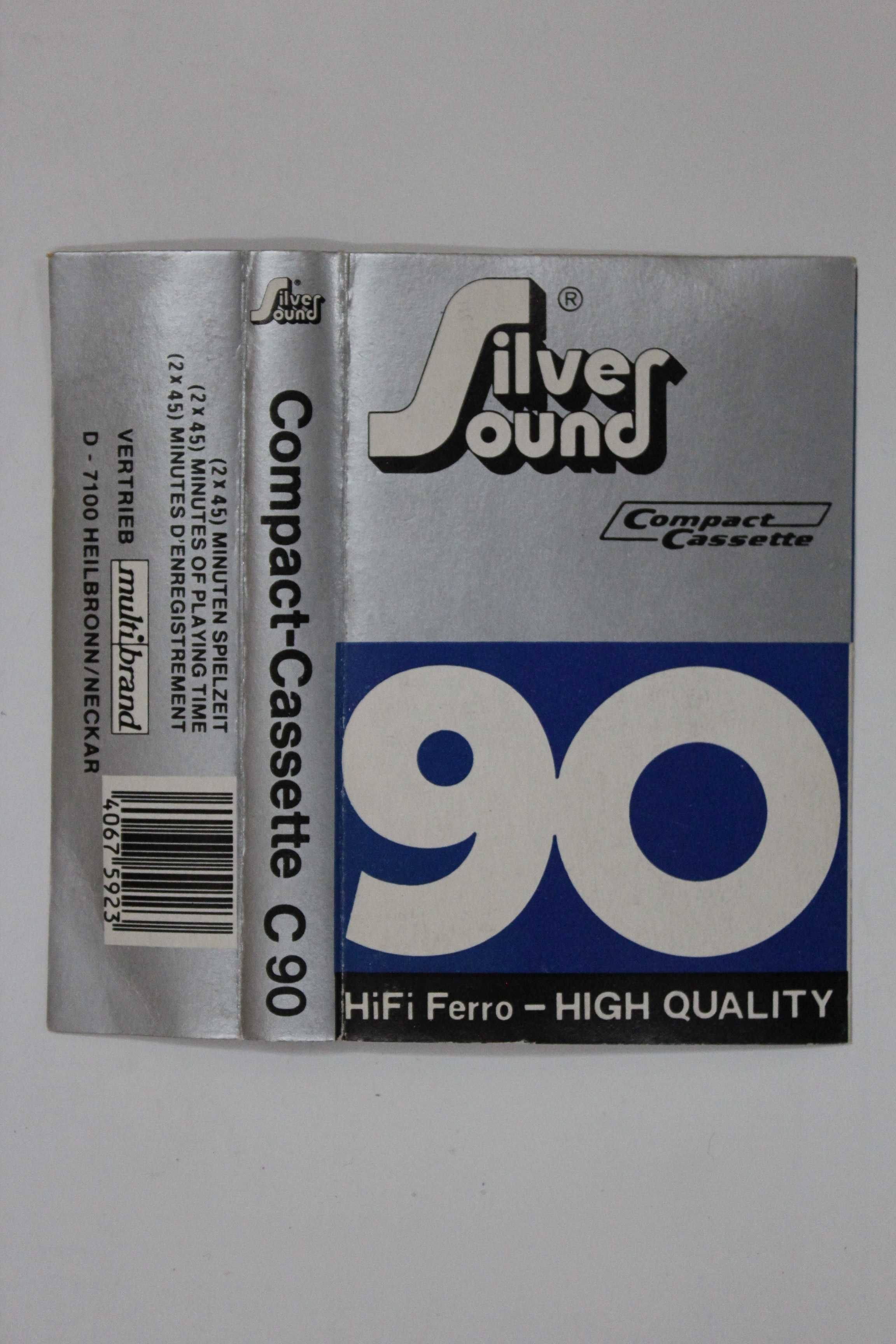 Аудиокассета кассета SILVER SOUND C-90 Hi-Fi Ferro / compact cassette