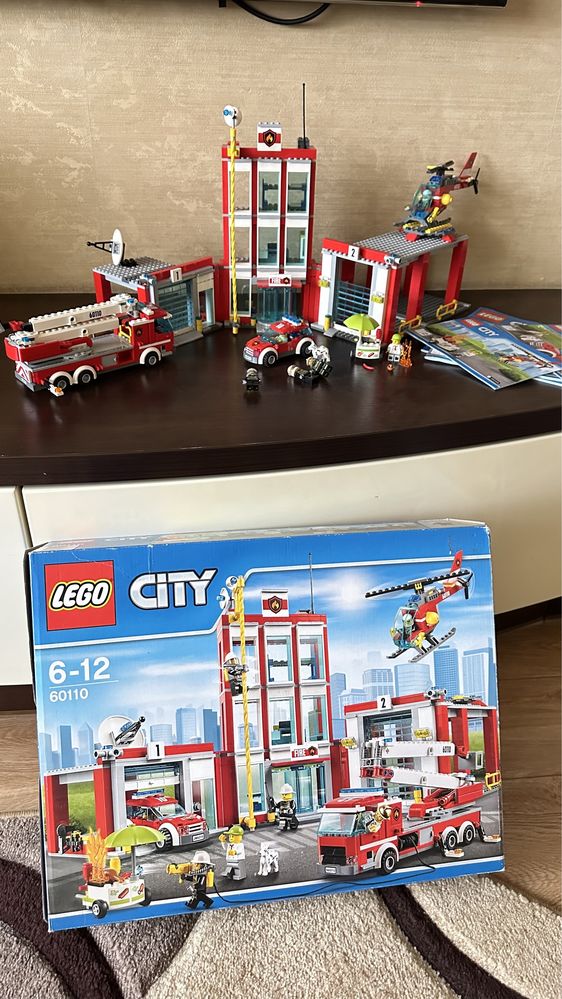 Lego City 60110 Пожарная часть Пожежна частина