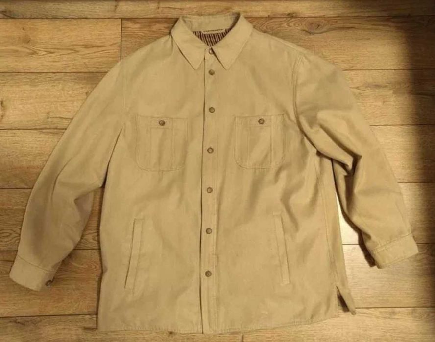 Digel 52 р 2xl чоловіча бежева під замшева чудово на подарунок мужчині