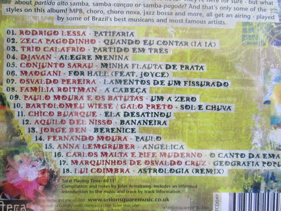 I Love Brasil- uma colectânea essencial de 18 temas