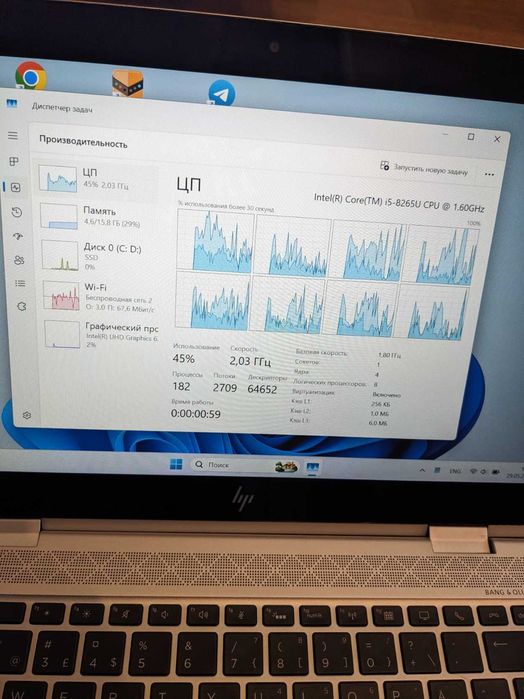 Ноутбук HP EliteBook 830 G6  Intel i5-8265u,8gb,128ssd
