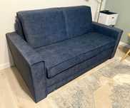 Miu Form - Nowa sofa rozkładana z funkcją spania, niebieski, granat