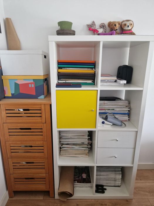 Kallax Ikea z wkładami