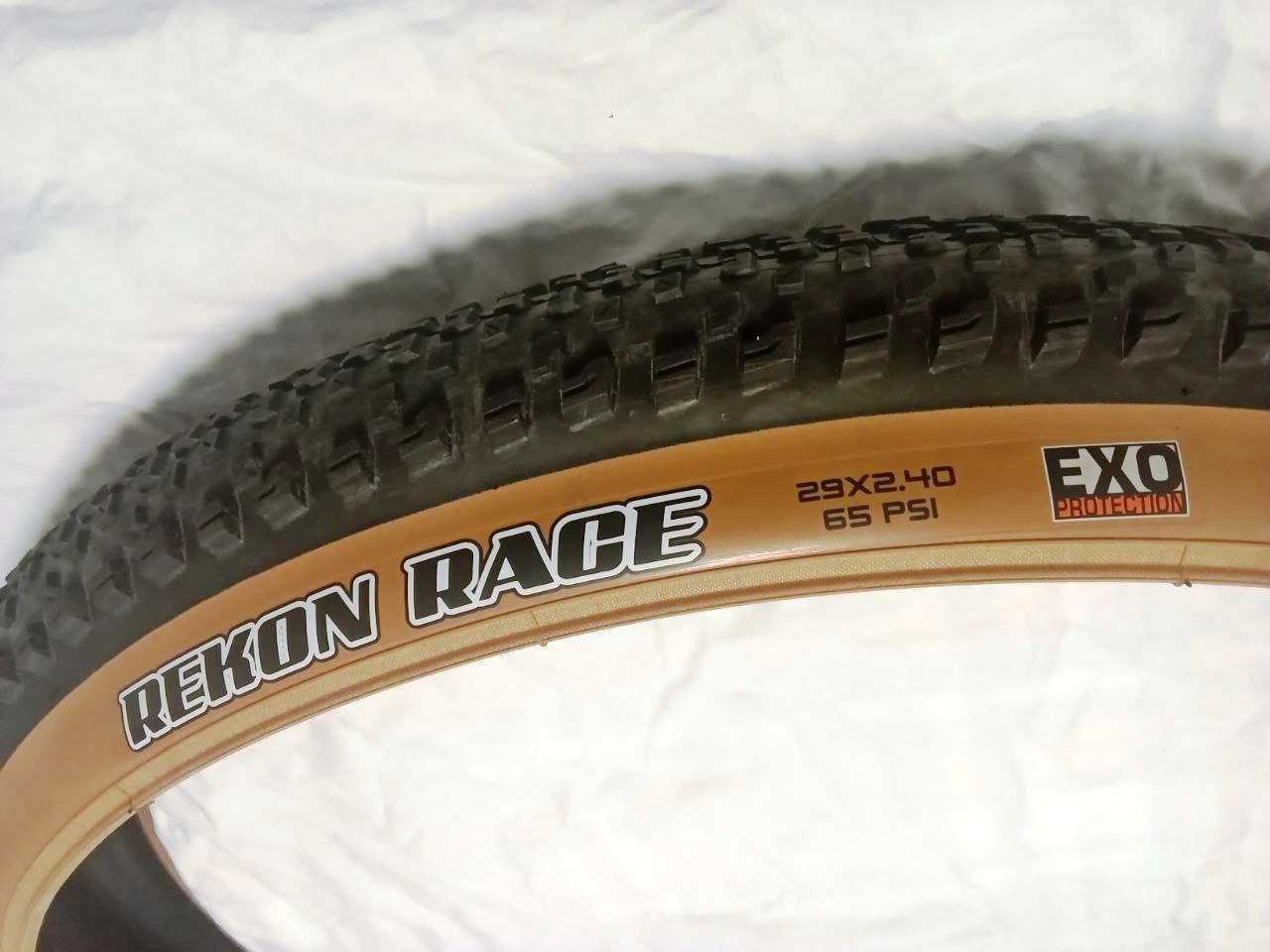 Покрышка Maxxis Rekon Race 29 х 2.4" EXO TanWall бежевый борт. Идеал