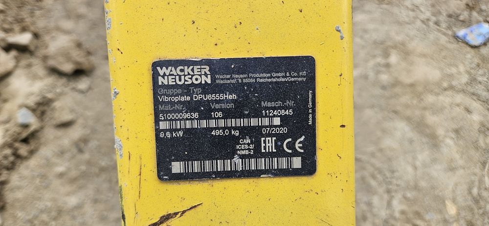 Wacker neuson dpu 6555