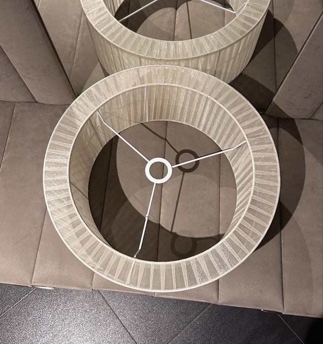 Klosz żyrandola abażur jasny 50cm