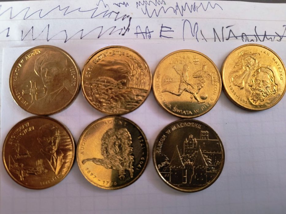 Zestaw 2 złotych okolicznościowe 2002