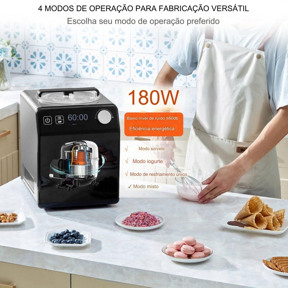 Máquina de Gelado Duro (2L, 180W)