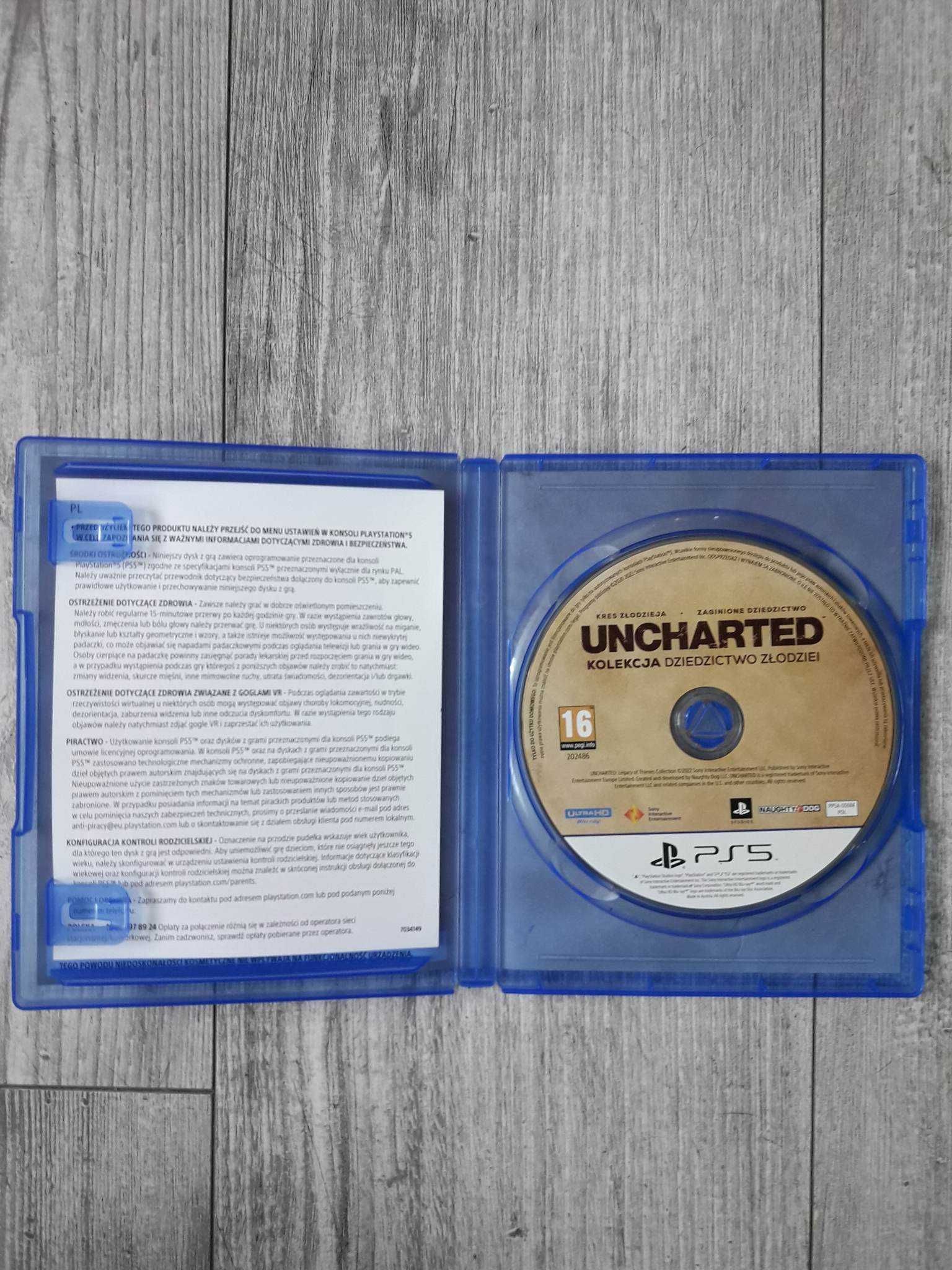 Gra Uncharted Kolekcja Dziedzictwo Złodziei PS5 Playstation