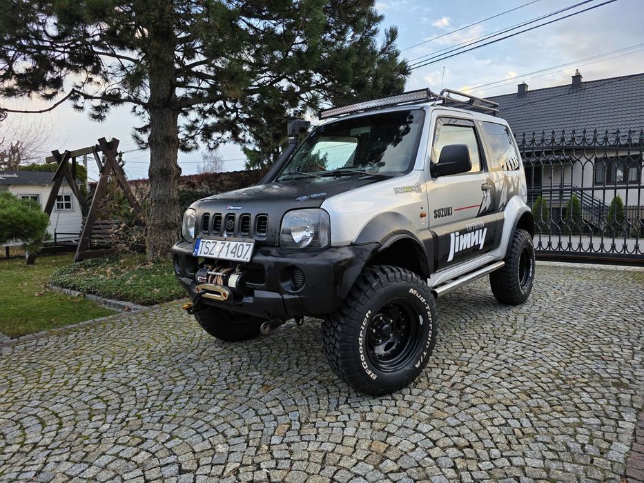 Suzuki Jimny Off Road Zmota Wyciągarka Pług śnieżny Odśnieżarka 4x4