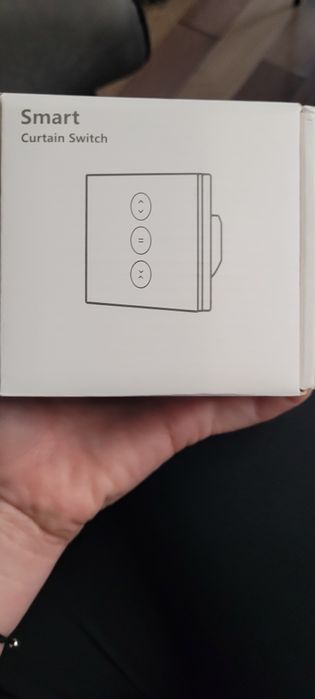 Smart curtain switch czarny kolor