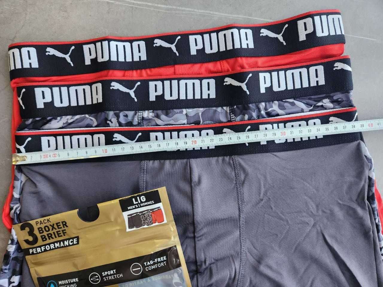 Труси чоловічі боксери Puma 3PK Mens boxer brief 859707 01