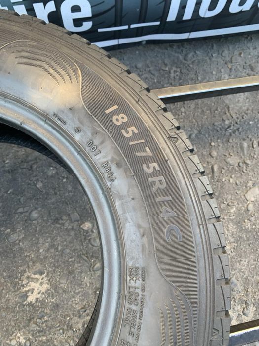 Шини 185 R14C пара Dunlop літо 7мм 2022р 185 14C