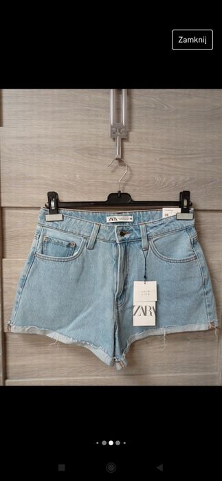 Szorty jeansowe Zara