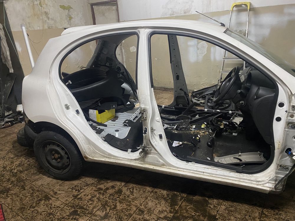 Nissan Micra K13 10-17 Nadkole Ćwiartka Słupek Dach Wanna Poszycie