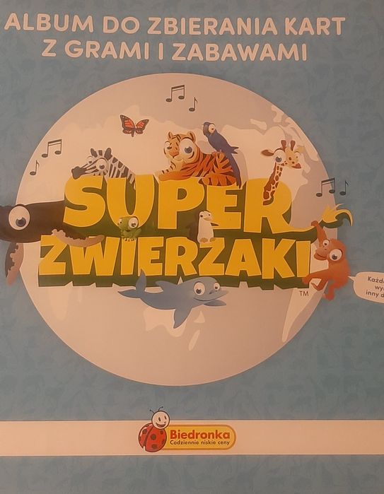 Super zwierzaki - album z kartami i zabawami