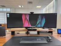 Monitor Samsung 49” Ultrawide QLED  120Hz – LC49RG90SSNXZA
