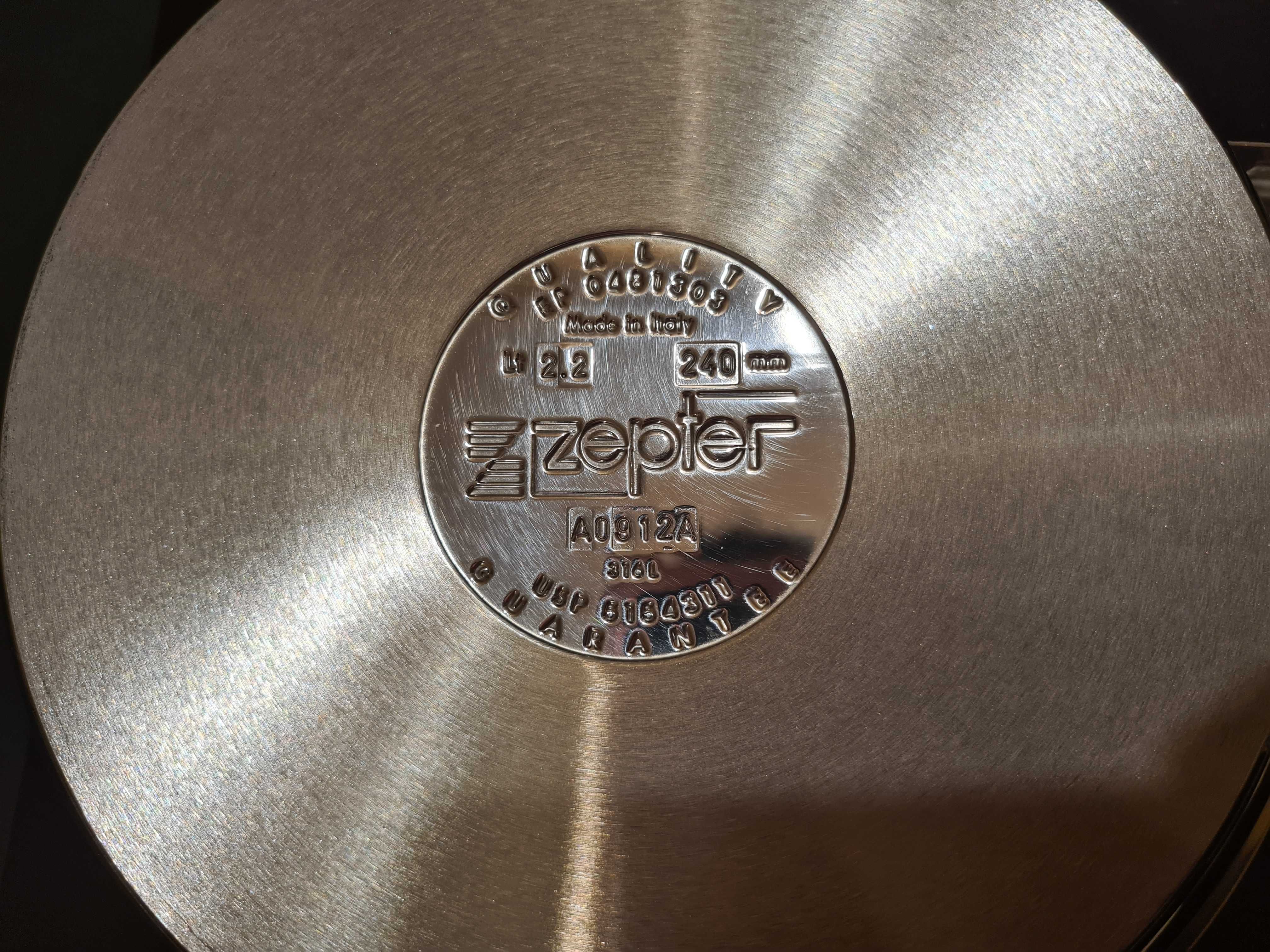 Patelnia Zepter 24cm 2,2l z pokrywa