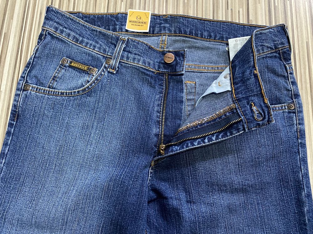 Spodnie damskie jeans 32/31 pas 81 cm komplet 2 pary Lee nowe dzwony