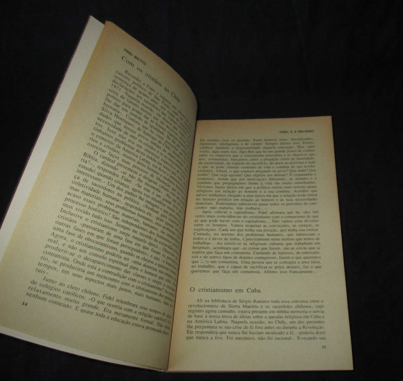 Livro Fidel e a Religião Conversas com Frei Betto