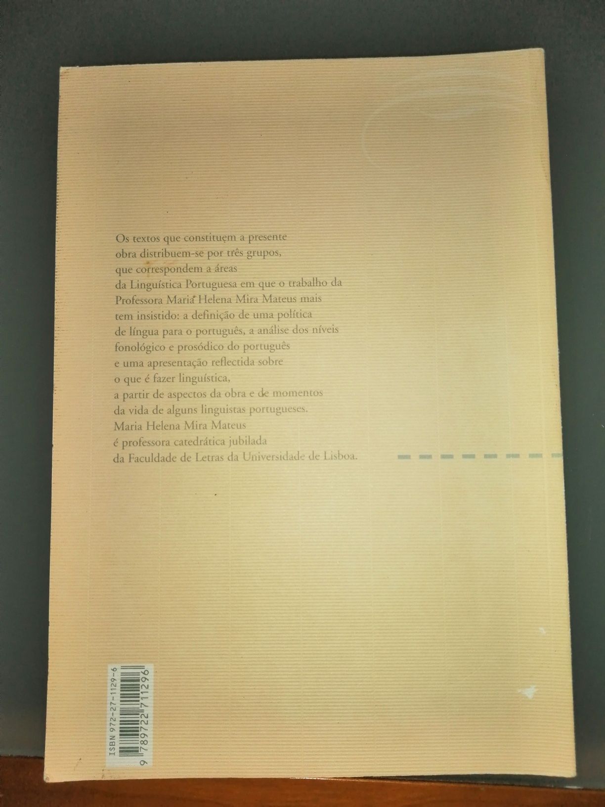 A Face Exposta da Língua Portuguesa - Maria Helena Mateus 360 paginas