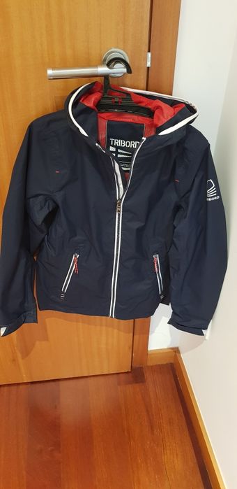 Casaco cortavento azul marinho 10 anos