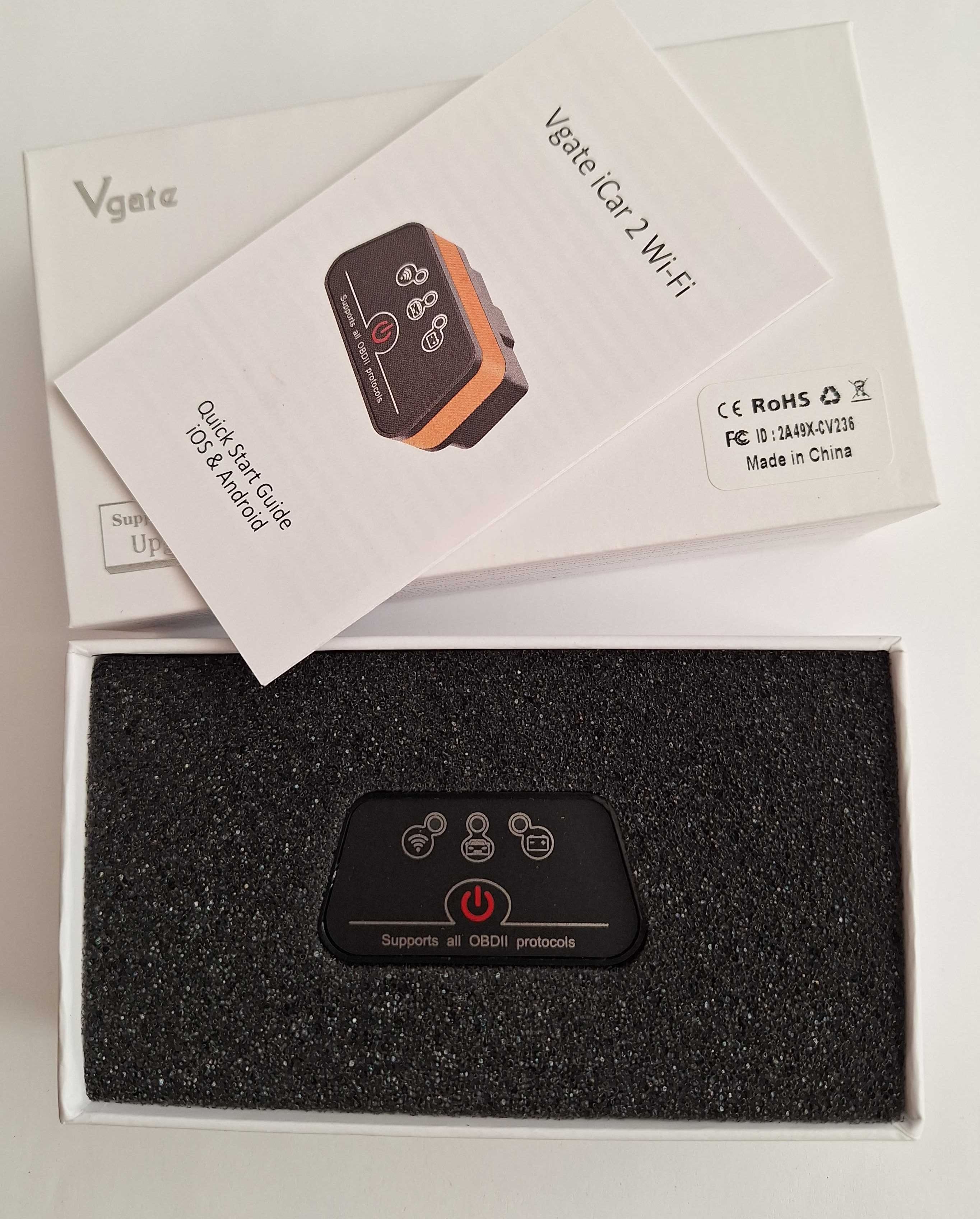 VGate iCar 2 wifi ELM327 obd2 сканер V2.1 Android IOS Windows