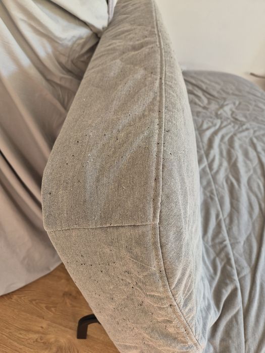 Sofa kanapa rozkładana Ikea Nyhamn/Knisa szary