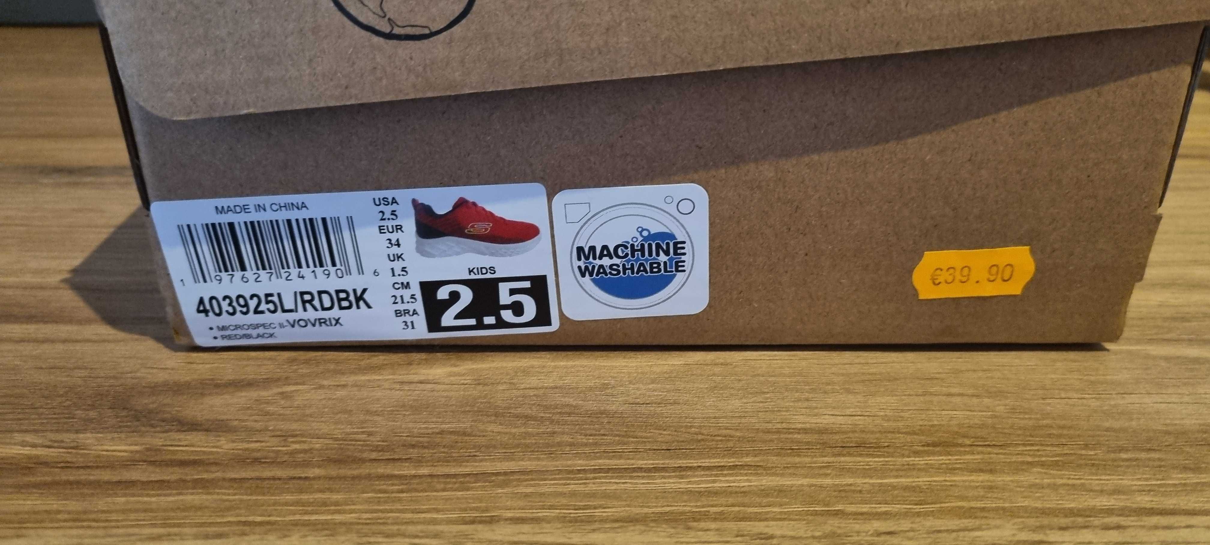 Sapatilhas Skechers 34 NOVAS