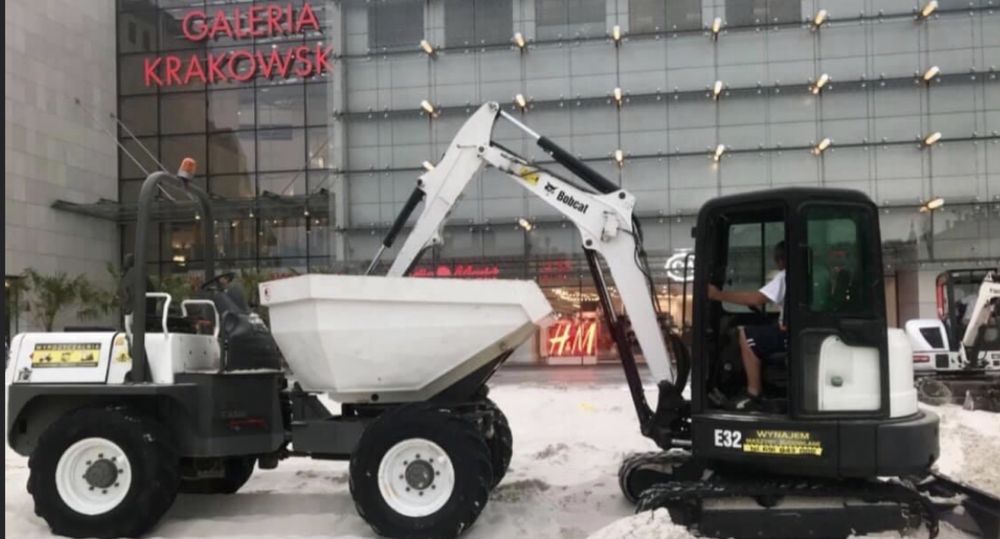 Wynajem koparki wozidla zageszczarki walec wypozyczalnia