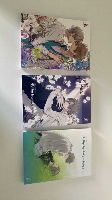 MANGA "Tylko kwiaty wiedzą" wszystkie 3 TOMY 18+