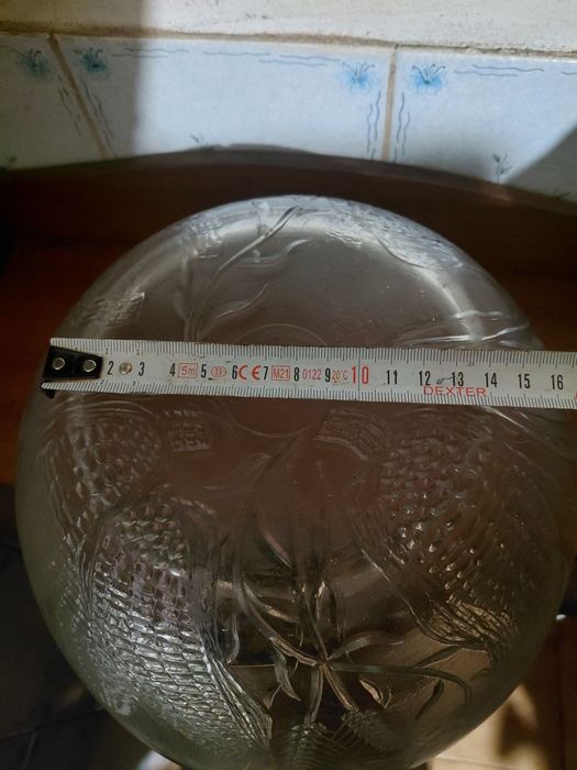 Terrina antiga de vidro em bom estado geral 5€