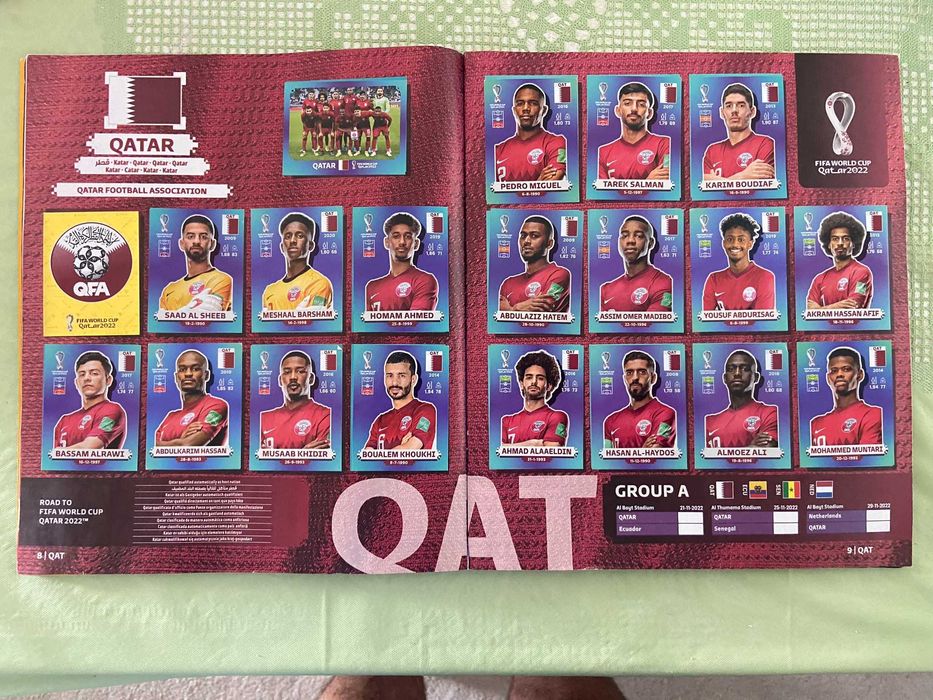 Album Caderneta completa FIFA World Cup Qatar 2022