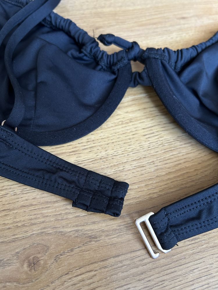 Bikini stanik góra strój kąpielowy czarny