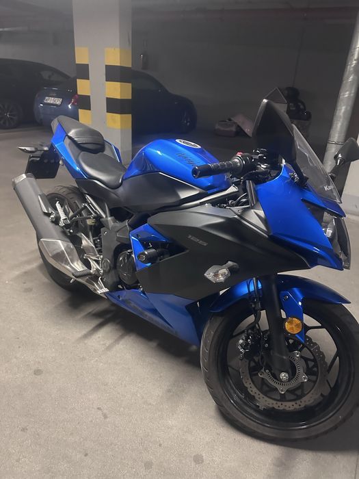Motocykl Piękna Ninja 125 w cudownym kolorze jak nowa