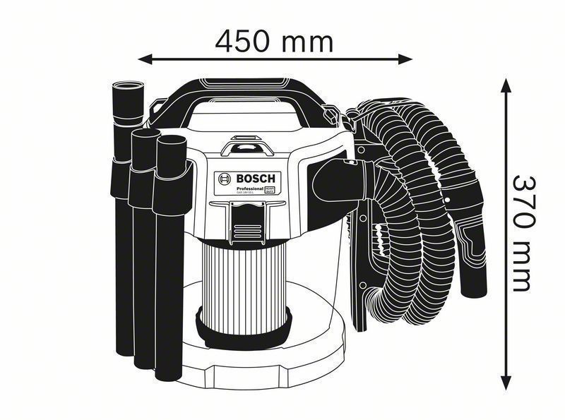Odkurzacz Akumulatorowy Gas 18V-10 L