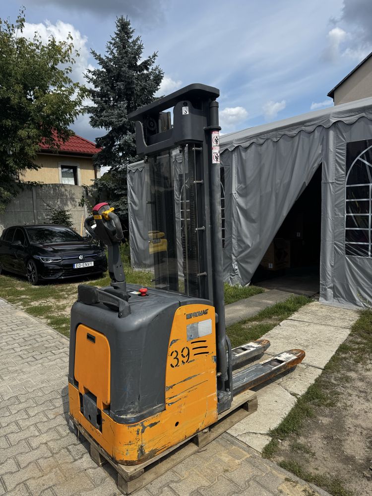 Wozek widlowy paleciak promag hi truck 50 plus z podestem