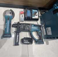 Makita DHR202 młotowiertarka DGA452 Flex szlifierka kątowa