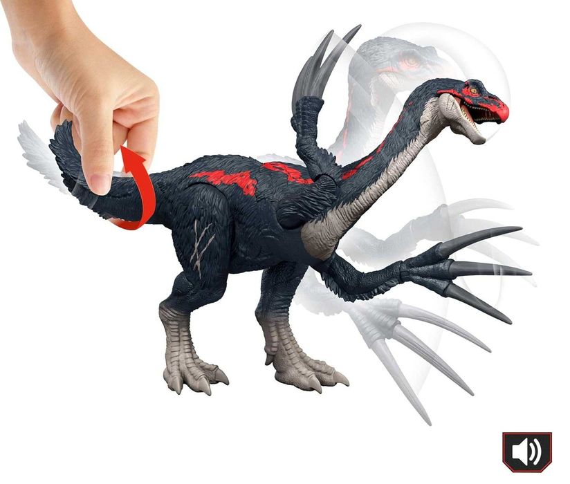 Динозавр Теризинозавр Jurassic World Therizinosaurus Dinosaur Figure