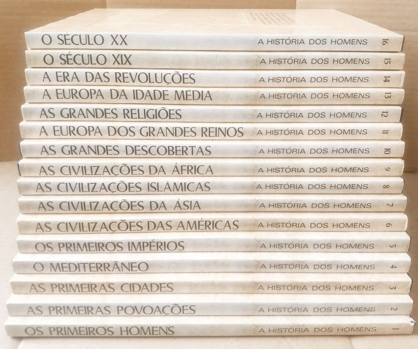 A HISTÓRIA DOS HOMENS - 16 Volumes