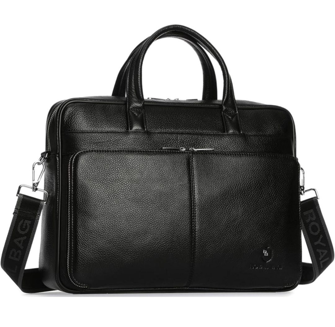 Мужская кожаная сумка RoyalBag/портфель/деловая сумка кожа.