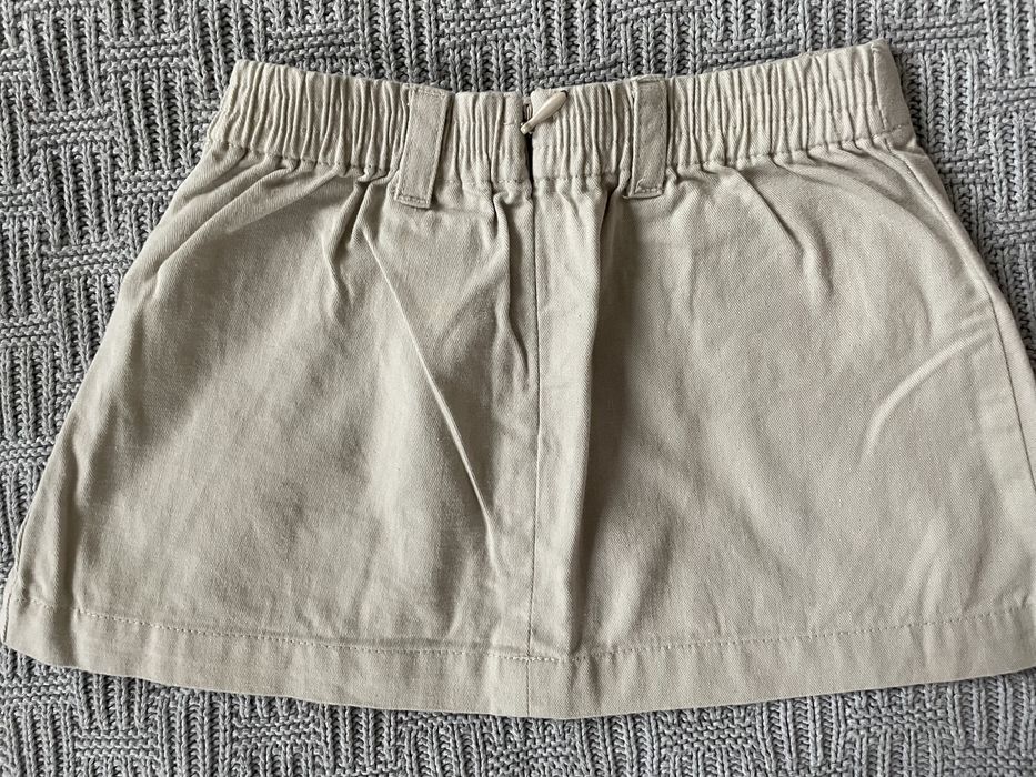 Beżowa bawełniana spódniczka na ok 12 mcy