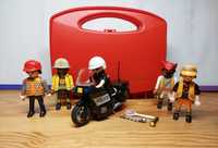 Motocykl i figurki ludziki Playmobil w walizeczce