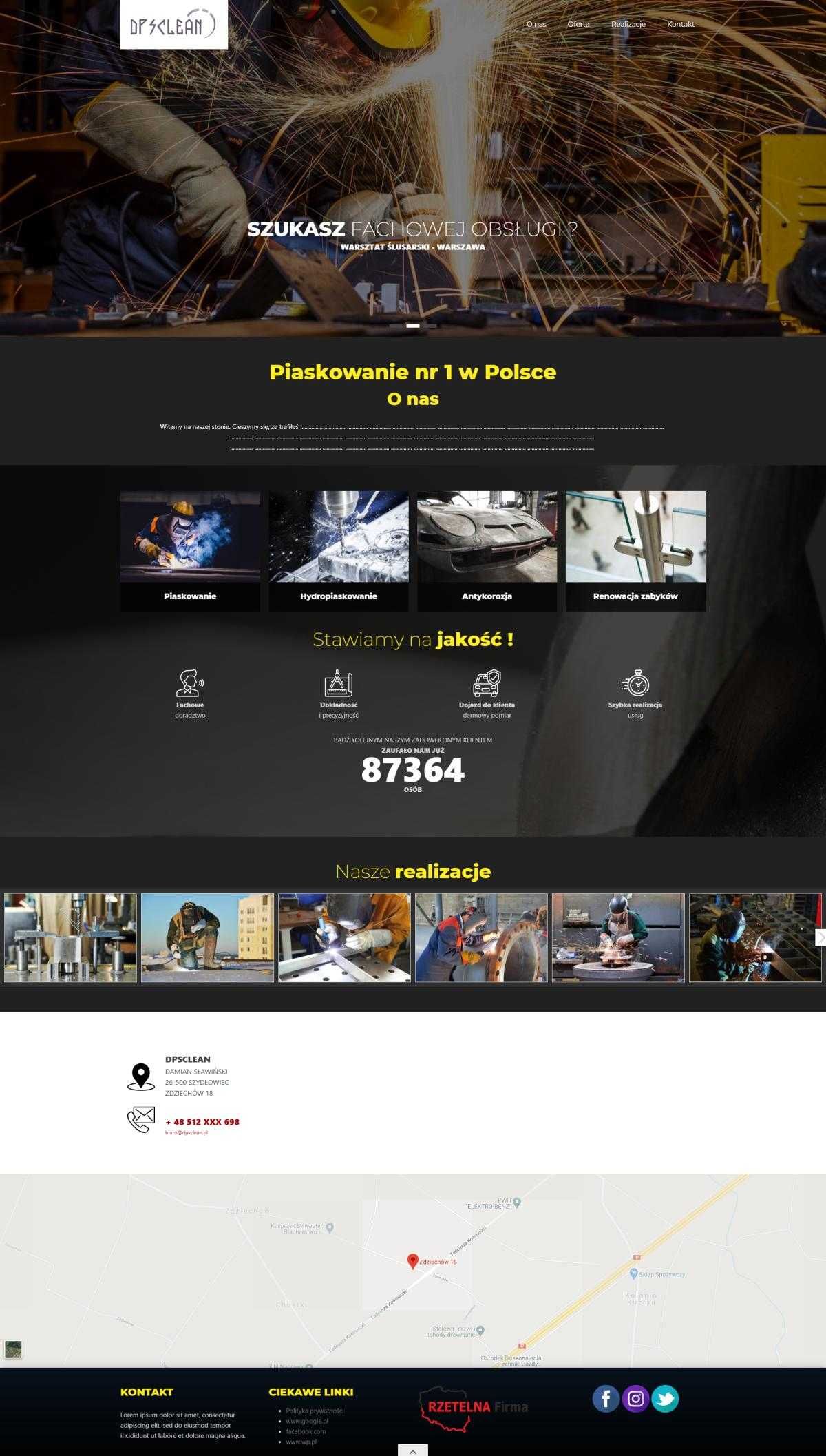 Firmowa Strona Internetowa www, wizytówka - ONE PAGE / MULTIPAGE