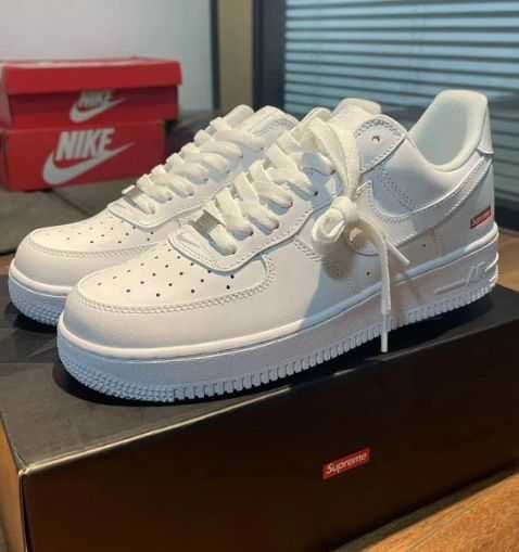 Nowiutkie/Trampki/NIKE/Air/Force/1/Low/Supreme/Biały:45