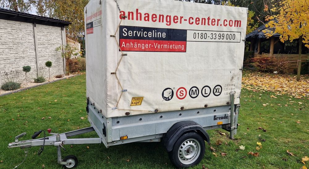 Przyczepka lekka Brenderup 750kg zarejestrowana